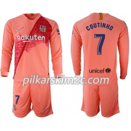 Koszulka FC Barcelona Coutinho 7 Dziecięca Trzeciej 2018-2019 - Koszulki Piłkarskie(L/S)